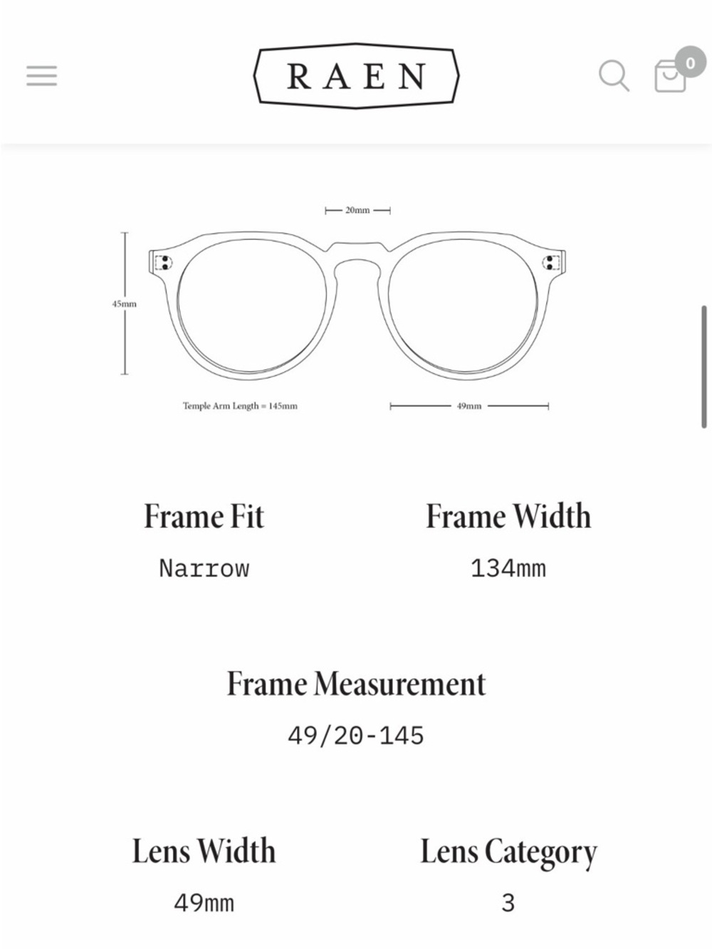 RAEN Remmy 49 - Oak / Smoke Polarized - Picture 3 of 9